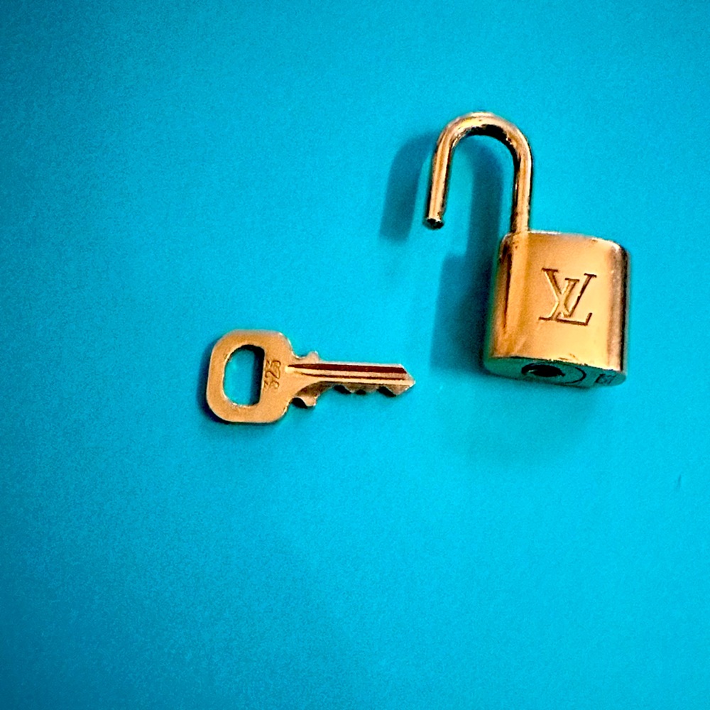 $300  Louis Vuitton Padlock Lock and Key